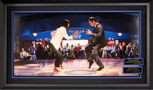 Load image into Gallery viewer, Pulp Fiction with Large Color Photo from the Dancing Scene signed by both actors