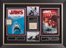 Load image into Gallery viewer, Jaws Movie Poster with Authenticated Signatures from Cast
