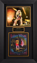 Load image into Gallery viewer, Lainey Wilson JSA Authenticated Signed, "Country with a Flare Tour" Poster.