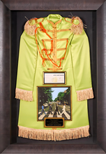 Load image into Gallery viewer, The Beatles Set of Four with Jackets from Sgt Pepper's Album Cover and Authenticated Signed Check