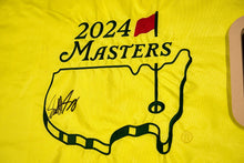 Load image into Gallery viewer, 2024 Masters Champion Scottie Scheffler with Authenticated Signed 2024 Masters Flag