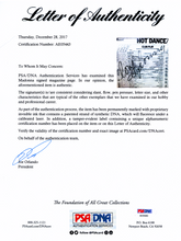 Load image into Gallery viewer, Madonna with autographed 1985 Billboard Magazine Page with Top 100 list