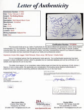 Load image into Gallery viewer, The Rolling Stones JSA Authenticated Signatures and Album Cover with Replica Guitar