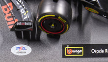 Load image into Gallery viewer, Max Verstappen Photo with Authenticated Signed Model F1 Red Bull Car