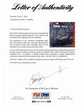 Load image into Gallery viewer, Max Verstappen PSA Authenticated Signed Red Bull F1 Racing Black Uniform