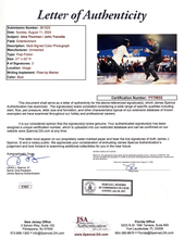 Load image into Gallery viewer, Pulp Fiction with Large Color Photo from the Dancing Scene signed by both actors