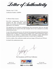 Load image into Gallery viewer, Max Verstappen Photo with Authenticated Signed Model F1 Red Bull Car