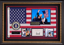 Load image into Gallery viewer, President Trump Behind his desk with JSA/PSA Authenticated Signature