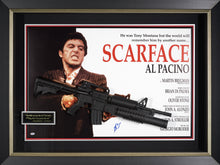 Load image into Gallery viewer, Al Pacino in Scarface with Signed Movie Poster