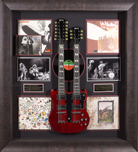 Load image into Gallery viewer, B&W Photo of Led Zeppelin with JSA Authenticated signatures of Robert Plant, Jimmy Page, John Paul Jones