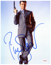 Load image into Gallery viewer, Collage of all the Stars that Portrayed James Bond with their Authenticated Signatures
