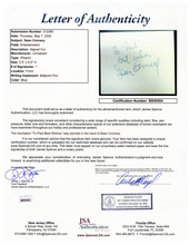 Load image into Gallery viewer, Collage of all the Stars that Portrayed James Bond with their Authenticated Signatures