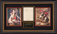 Load image into Gallery viewer, Napolean Bonaparte with JSA Authenticated Signed Letter from 1813