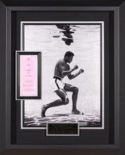 Load image into Gallery viewer, Muhammad Ali Training Underwater in Pool with Signed Pamphlet