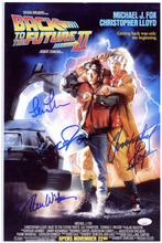 Load image into Gallery viewer, Back to the Future Part Il with Four JSA Authenticated Signatures