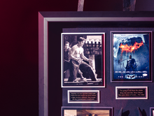 Load image into Gallery viewer, Batman & Joker : Christian Bale and Heath Ledger Signed Display With Mask Prop