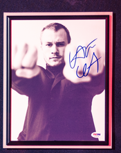 Load image into Gallery viewer, Batman & Joker : Christian Bale and Heath Ledger Signed Display With Mask Prop