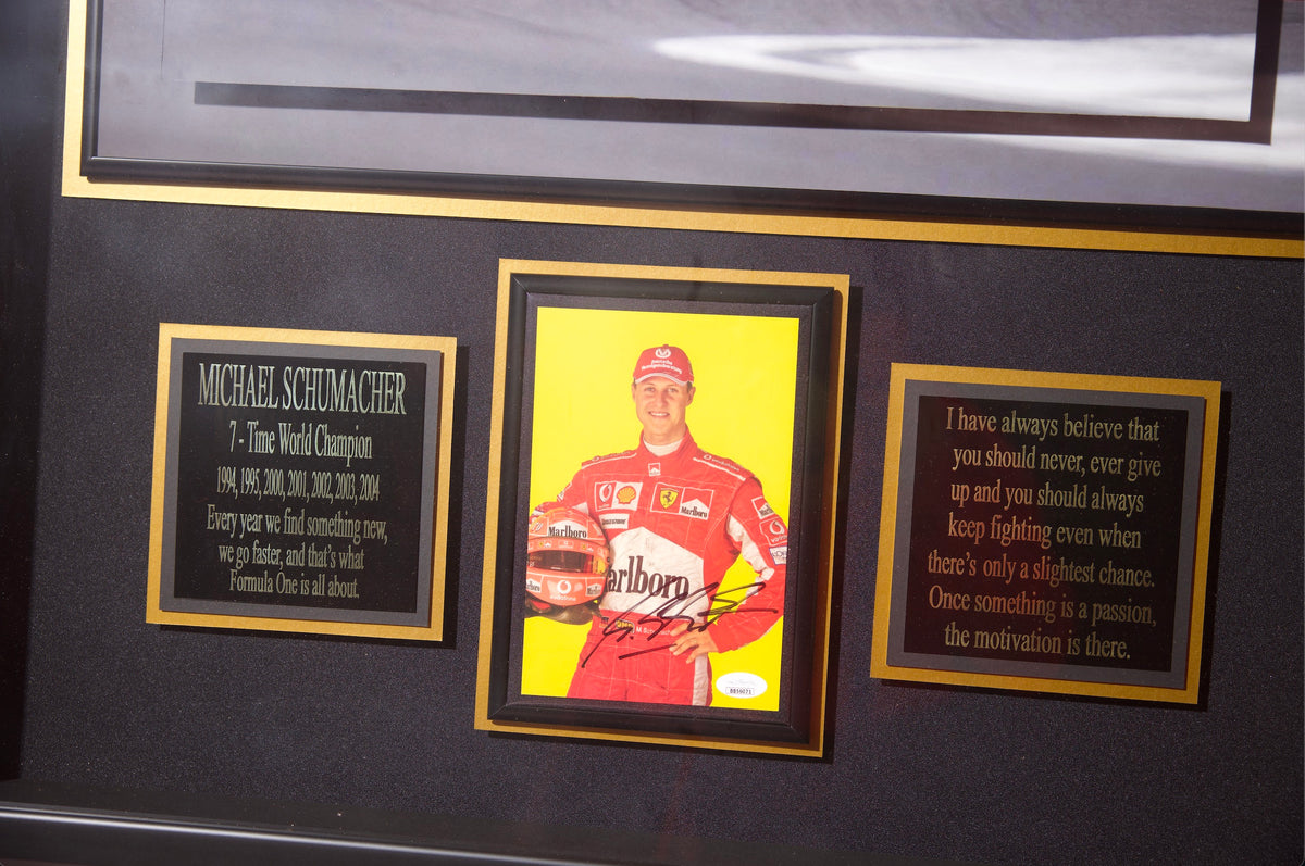 F1 Legend & 7X World Champion Michael Schumacher with JSA