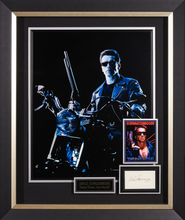 Load image into Gallery viewer, Arnold Schwarzenegger as The Terminator with JSA Authenticated Signature
