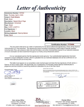 Load image into Gallery viewer, The Rat Pack with Authenticated Signatures of Martin, Sinatra and Davis, Jr. will Cue and Balls