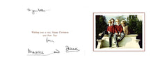 Load image into Gallery viewer, Prince Charles and Princess Diana Authenticated Signatures on Christmas Card