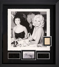 Load image into Gallery viewer, Hanging out in Hollywood featuring A B&W Giclee of Sophia Loren and Jayne Mansfield