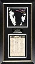 Load image into Gallery viewer, Hall & Oates Autographed Billboard Chart Display