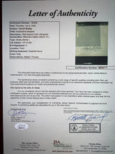 Load image into Gallery viewer, Carroll Shelby Series 1 Poster Framed JSA