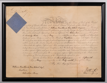 Load image into Gallery viewer, Her Majesty Queen Victoria Framed Display with JSA Authenticated Signature