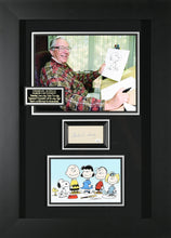 Load image into Gallery viewer, Charles Schulz Autographed Display