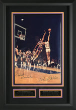 Load image into Gallery viewer, Very Rare Wilt Chamberlain & Kareem Abdul - Jabbar Autographed Display