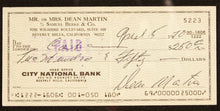Load image into Gallery viewer, Frank Sinatra Autographed Photo and Dean Martin Signed Check