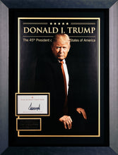 Load image into Gallery viewer, President Donald Trump with JSA Authenticated Signature