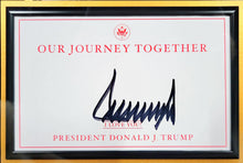 Load image into Gallery viewer, President Donald Trump with JSA Authenticated Signature