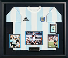 Load image into Gallery viewer, Diego Maradona Soccer Jersey and Authenticated Signature