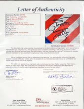 Load image into Gallery viewer, Rocky Movie Posters with Sylvester Stallone's Autographed Boxing Trunks