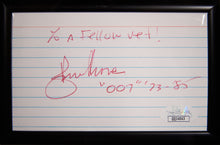 Load image into Gallery viewer, James Bond : 6 Actors with Authenticated Signatures