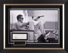 Load image into Gallery viewer, Steve McQueen B&W with Authenticated Signature