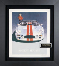 Load image into Gallery viewer, Carroll Shelby Series 1 Poster Framed JSA
