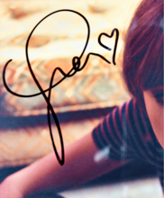 Load image into Gallery viewer, Taylor Swift Midnights Blood Moon Vinyl Album Anti-Hero with Autographed Photo