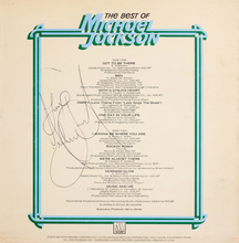 Load image into Gallery viewer, Extremely Rare Michael Jackson The Best of Album Autograph