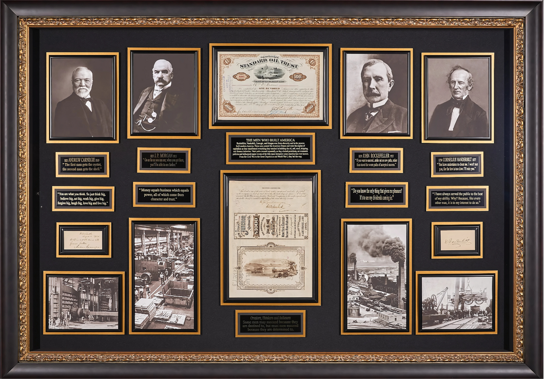 The Men Who Built America - The Industrail Age of Carnagie, Morgan, Vanderbilt and Rockefeller