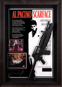 Scarface - Al Pacino and Steven Bauer JSA Authenticated Signatures