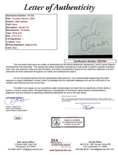 Load image into Gallery viewer, John Lennon with JSA Authenticated Signature in NYC Statue of Liberty
