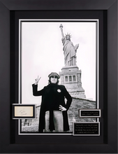 Load image into Gallery viewer, John Lennon with JSA Authenticated Signature in NYC Statue of Liberty
