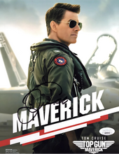 Load image into Gallery viewer, Top Gun with Four JSA Authenticated Sigantures Cruise, Kilmer, McGillis and Edwards

