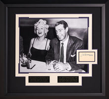Load image into Gallery viewer, Joe DiMaggio with Marilyn Monroe and a JSA Authenticated Signature of Joe DiMaggio
