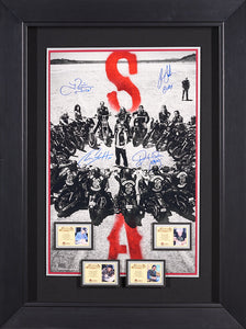 Sons of Anarchy with Multi Signed Cast Signatures and authenticated by JSA