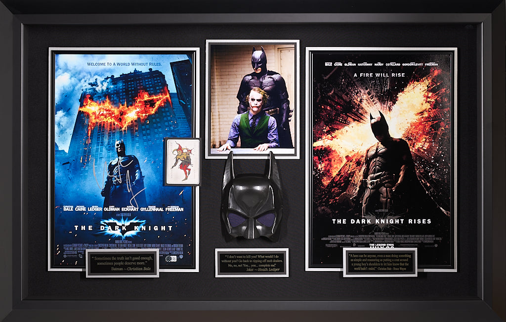 The Dark Knight Batman Christian Bale Beckett Authenticated Signature