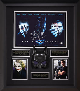 The Dark Knight with Christian Bale's Beckett Authenticated Signature